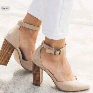Soludos Gemma 2.75'" Heels in SAND/BEIGE - SIZE 5.5 - BRAND NEW IN BOX